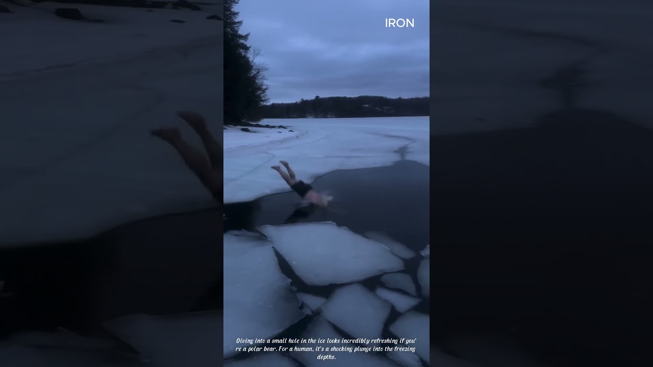 Зима &mdash; это нечто дикое! #снег #лед #трескающийсялед #замерзший #зимниеразвлечения #невероятноприя...