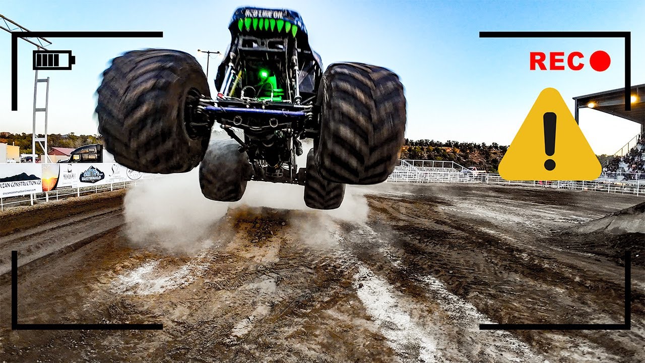 (CRASH!) Monster Truck Vs Drone
