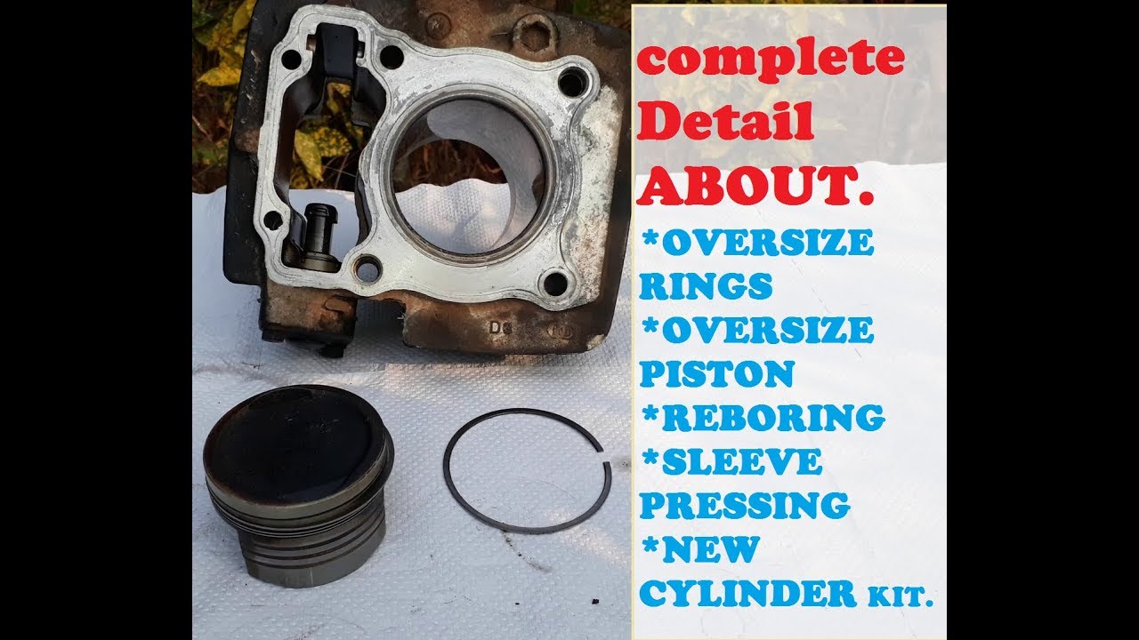 Find out the Best Option-Over Size Piston Rings,Reboring,Sleeve,New kit.