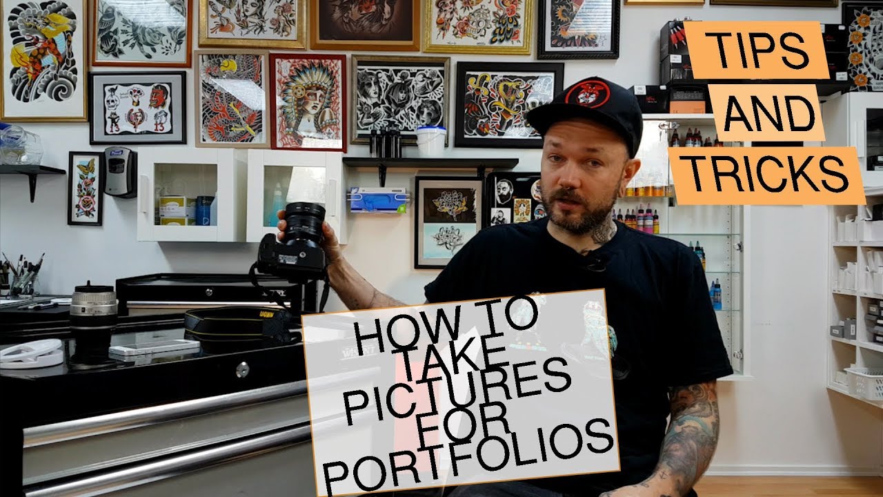 How to take pictures of Tattoos and Piercings for portfolios