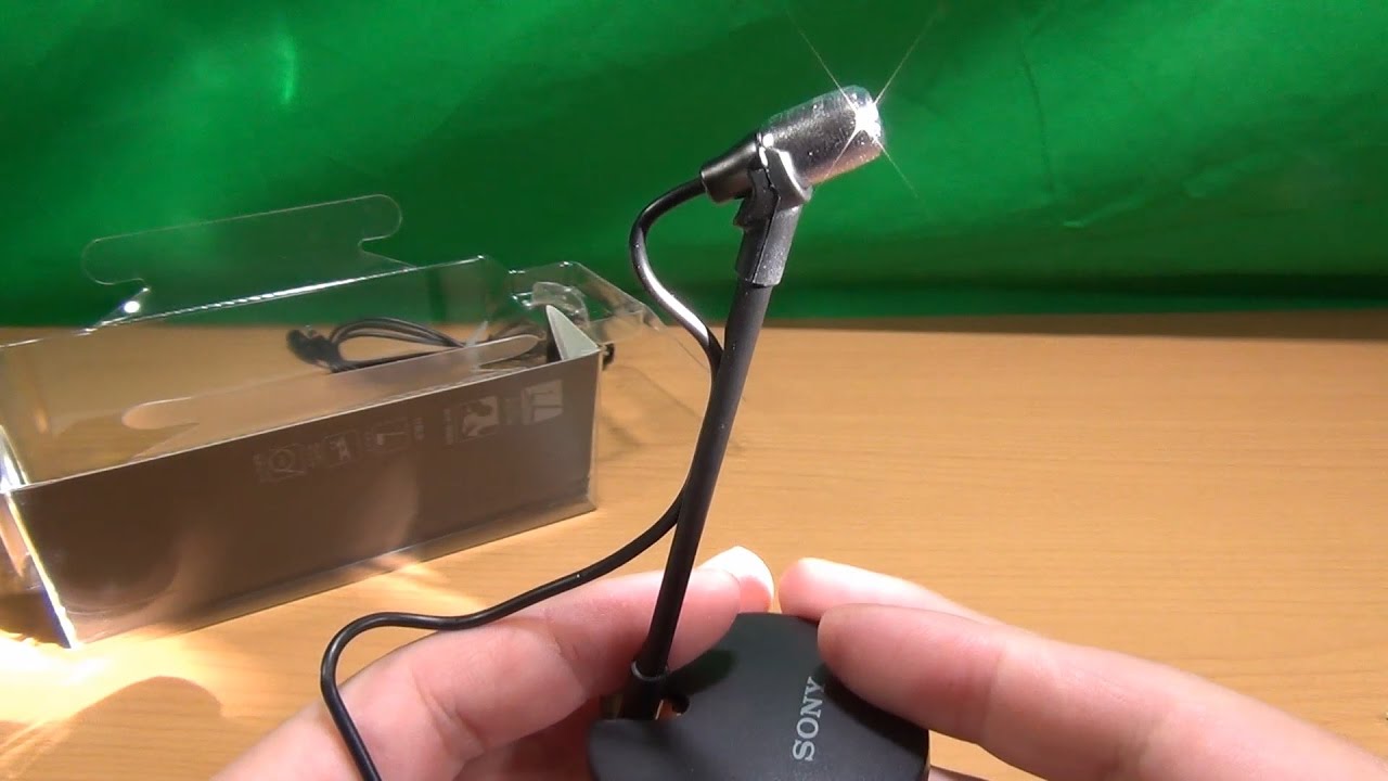 SONYの定番マイクその2 小さなピンマイク ECM-PC60