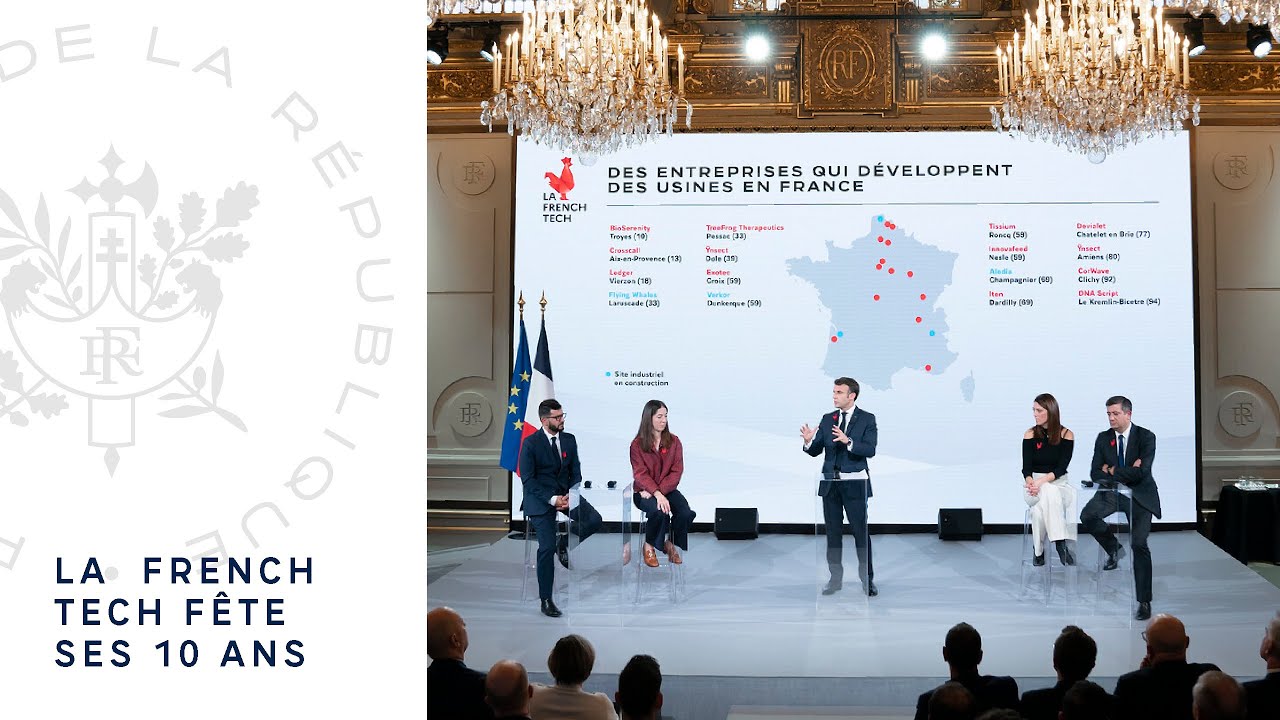 La French Tech fête ses 10 ans.
