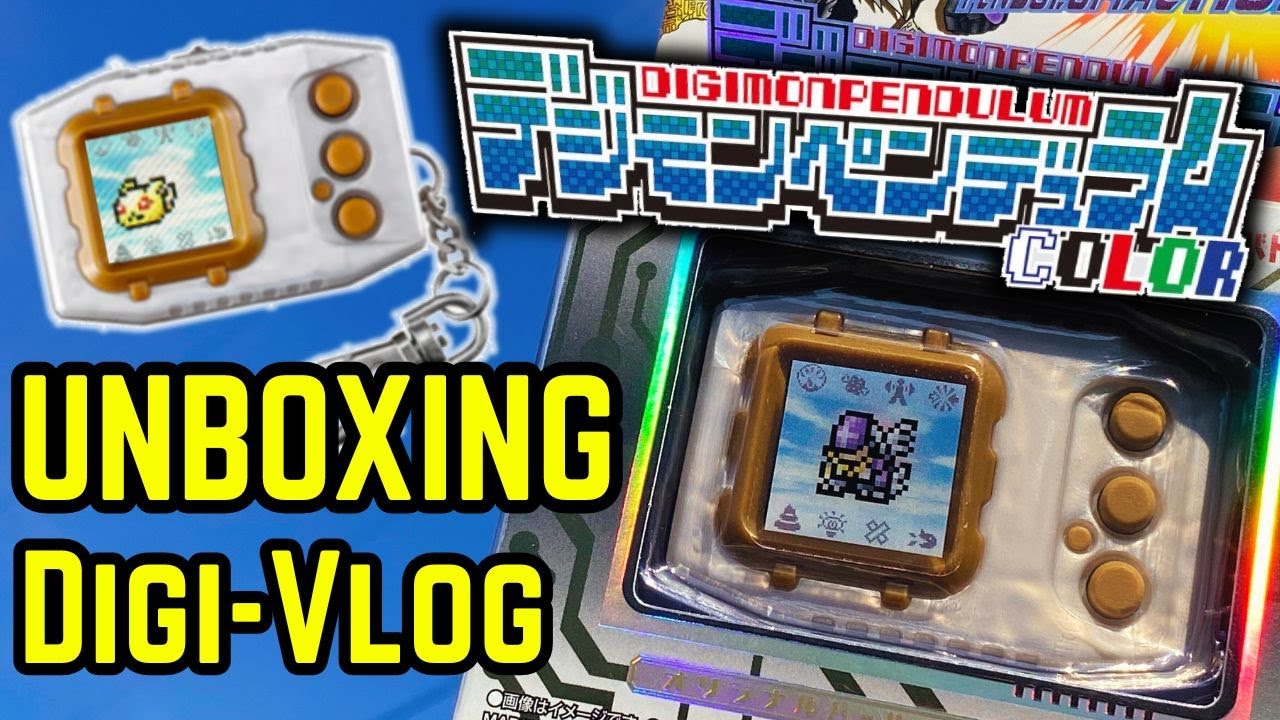 Unboxing a Digimon Pendulum COLOR Vpet Digivice!