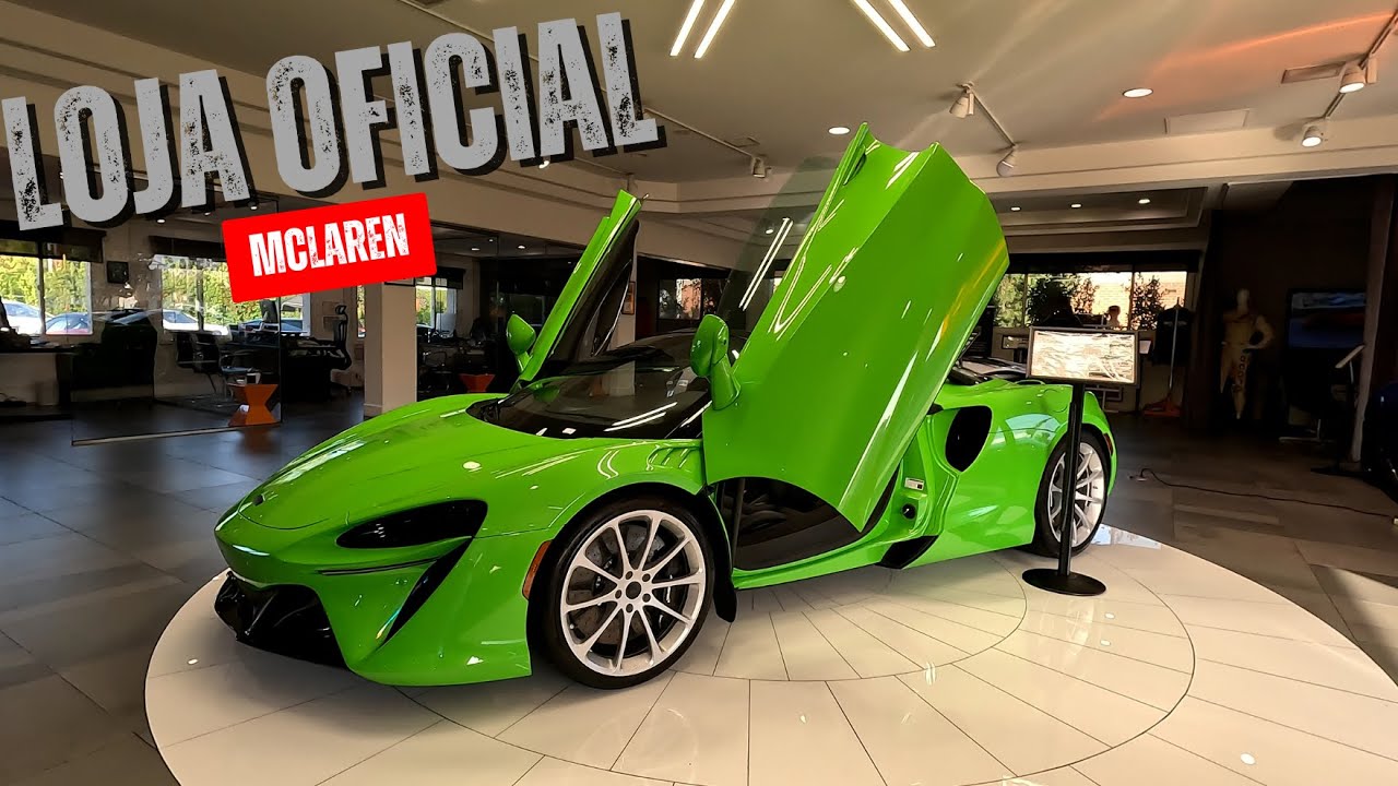 Visitei a Loja da Mclaren em Beverly Hills