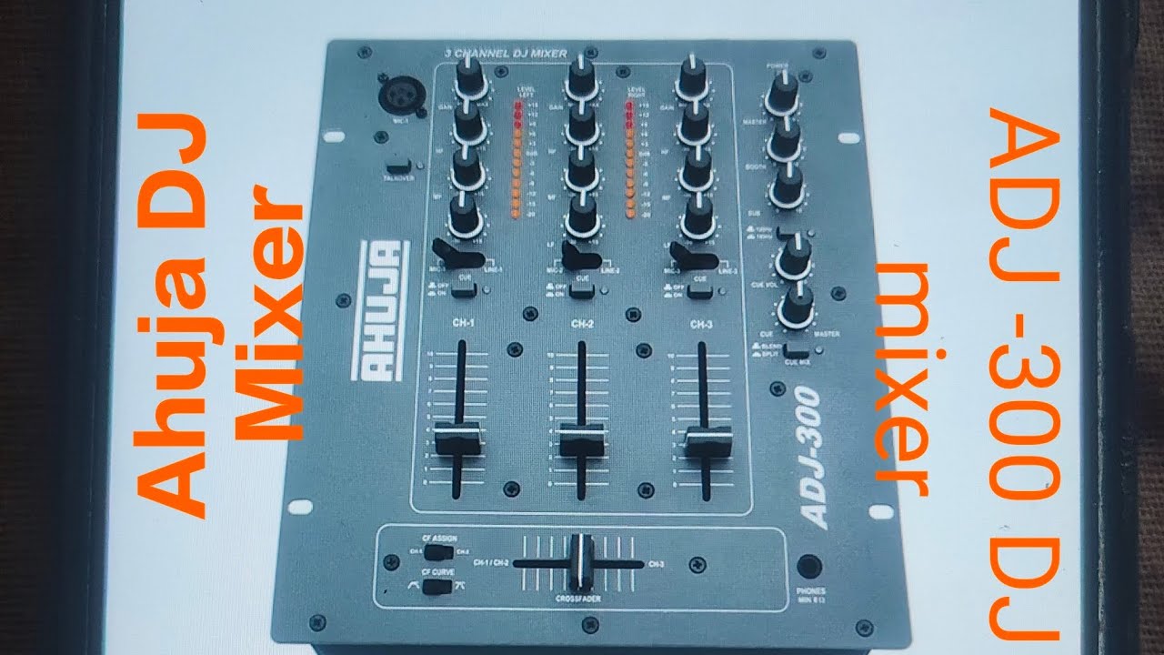 Ahuja DJ Mixer ADJ-300 #Djmixer #dj Naveen electronic Jaunpur #jaunpurofficial #djjaunpur
