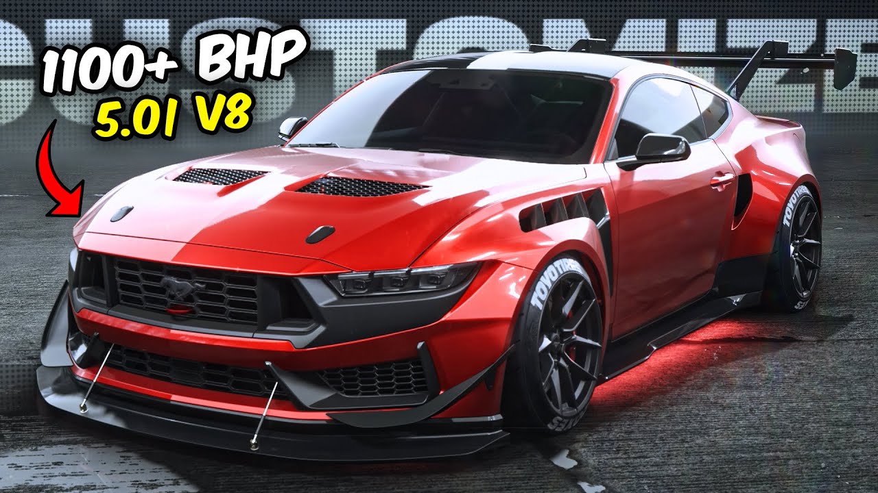 Need for Speed Unbound: 1100+ BHP Ford Mustang Dark Horse Customization | Max Build S+