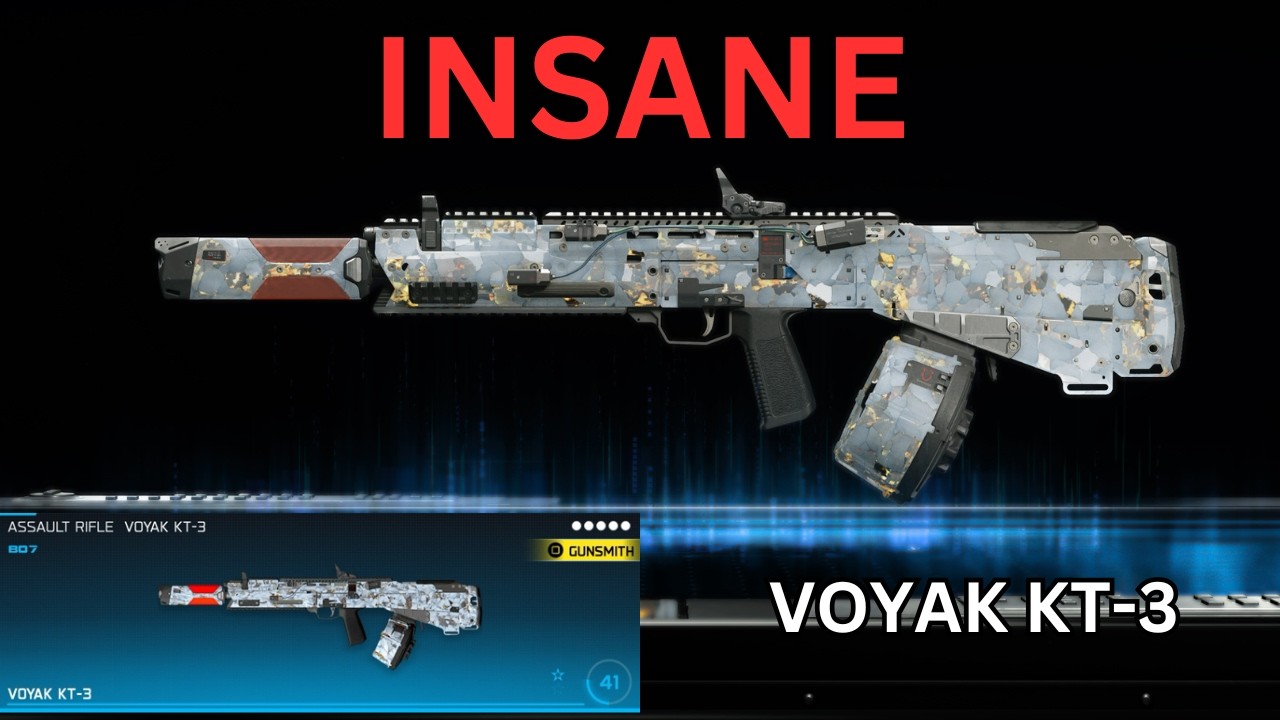 This VOYAK KT-3 Build is INSANE! ⚡️ | Best Class Setup #bo7 #warzone #voyak