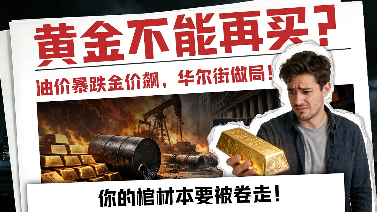 【紧急】黄金又来忽悠散户？油价暴跌它却破4800！金融市场狂欢那指十连涨，IMF和摩根大通却双双发出警告！金价能顺利收复5000大关吗？你的财富正遭通胀与油荒双向绞杀！