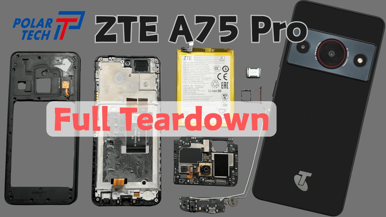 Разборка и сборка ZTE A75 Pro &mdash; пошаговое руководство по эксплуатации
