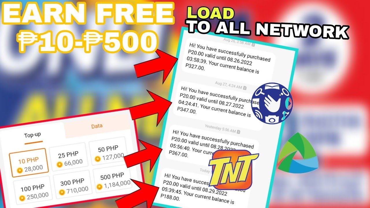 AHA VIDEO APP! - FREE EARN 10-500 PESOS LOAD SA APP NATO!