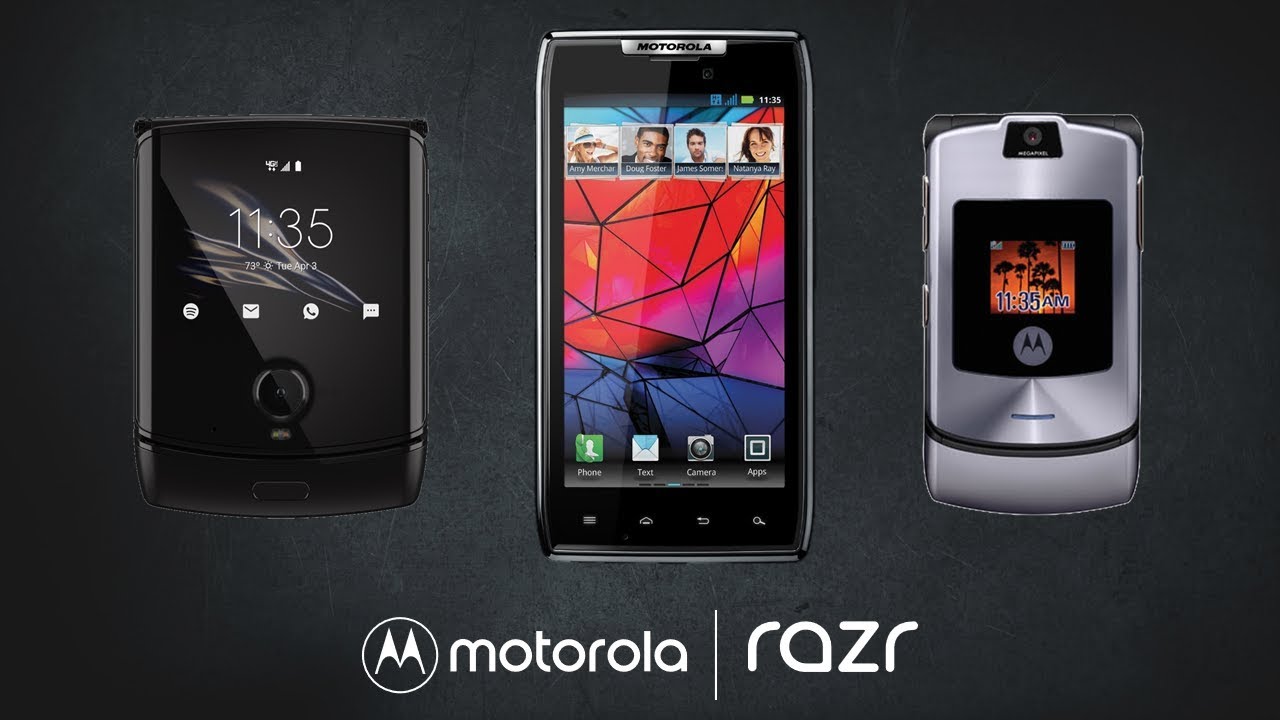 Эволюция телефонов линейки Motorola RAZR