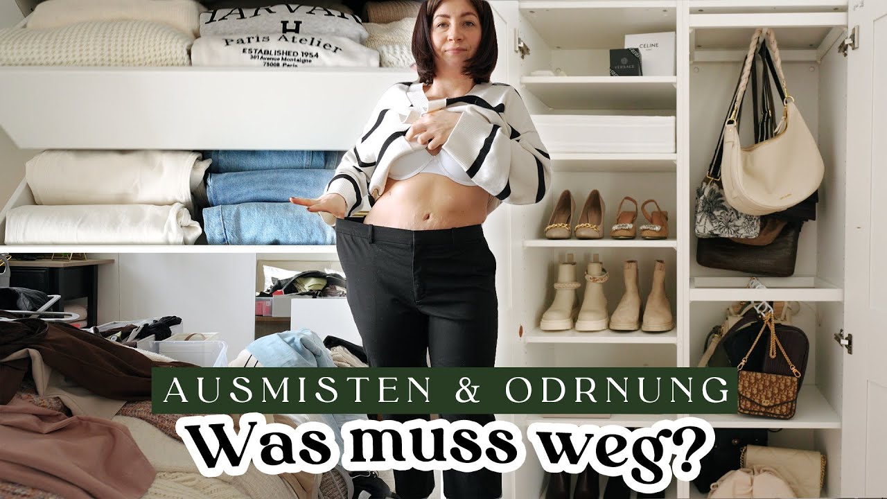 KLEIDUNG aussortieren & Kleiderschrank NEU ORDNEN | Ordnungssystem für mehr Platz im Ikea Pax