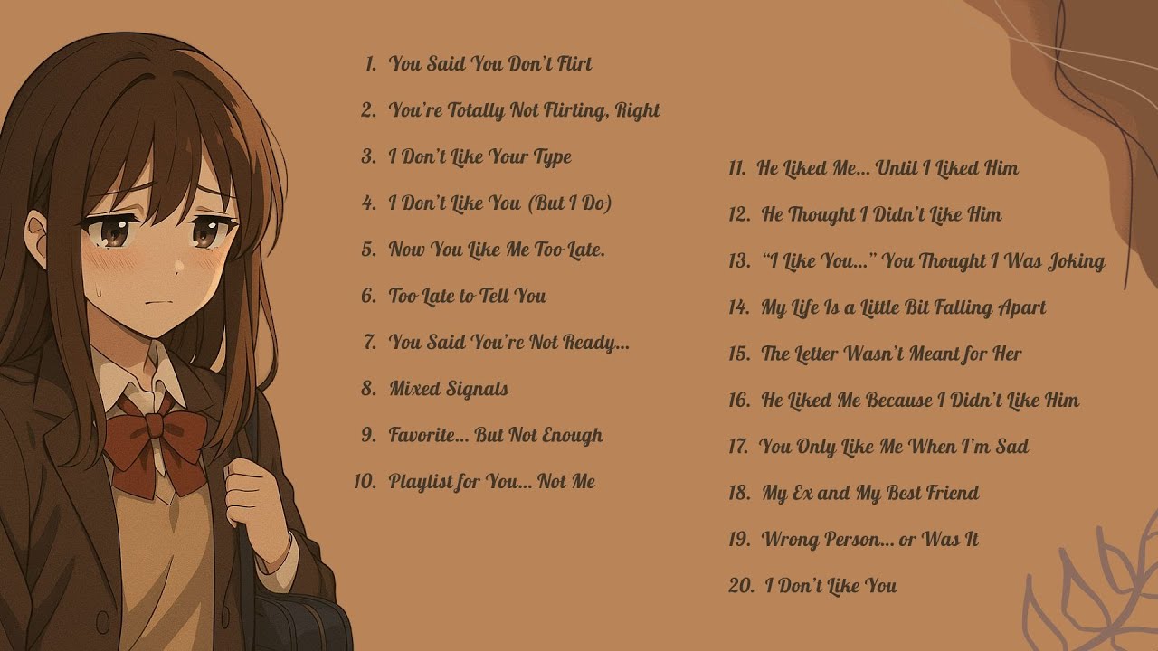 20 Songs About Loving Someone Who Didn’t Love You Back 💔 | Sad But Sweet Stories | Lyric Tales