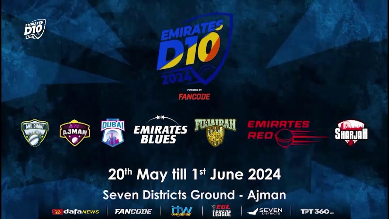 Emirates D10 | Fujairah vs Dubai | Match 22 | Seven District Ground Ajman