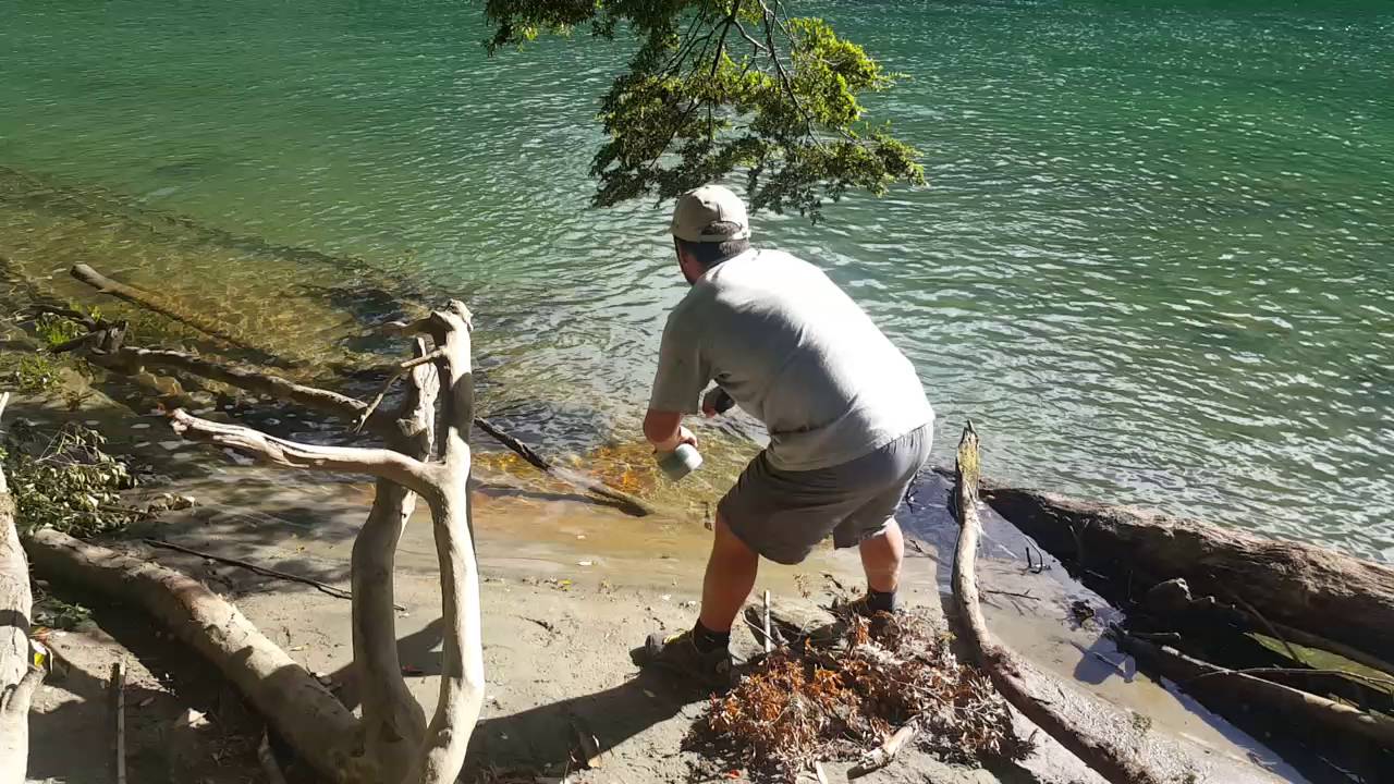 Pesca de Chinook/Salmon king/ Con tarro Los Lagos Chile