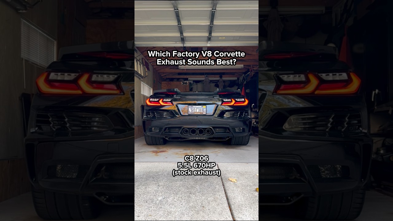 Corvette Z06 vs Stingray Exhaust Battle