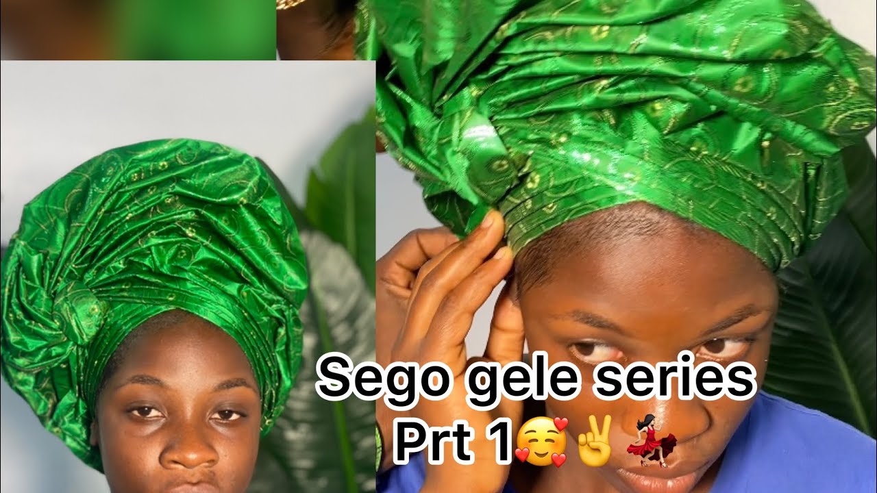 Серия Sego Gele, часть 1: узнайте, как с легкостью завязать Sego Giddyway 😁😁✌️