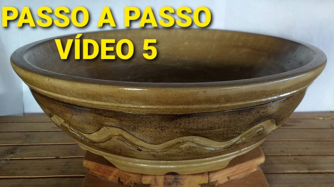 Fazendo Vasos Para Bonsai - Vídeo 5