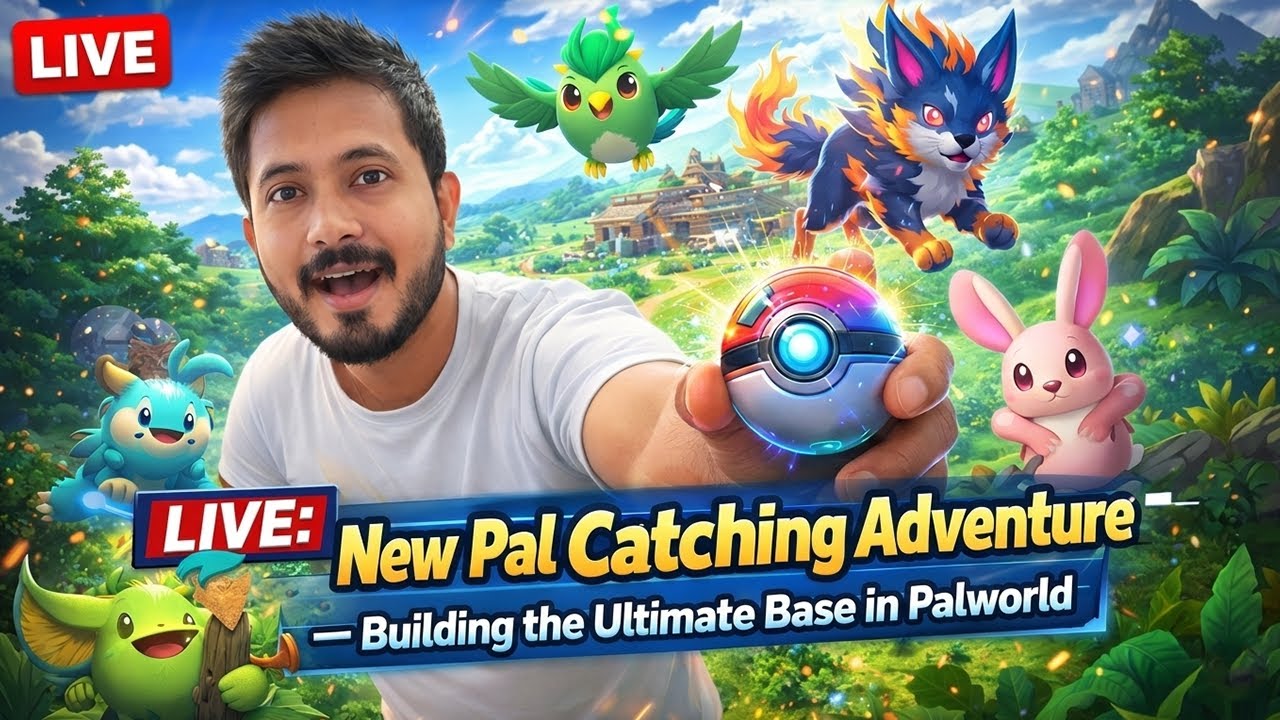 PALWORLD LIVE — Boss Fights, Exploration & Multiplayer Adventure