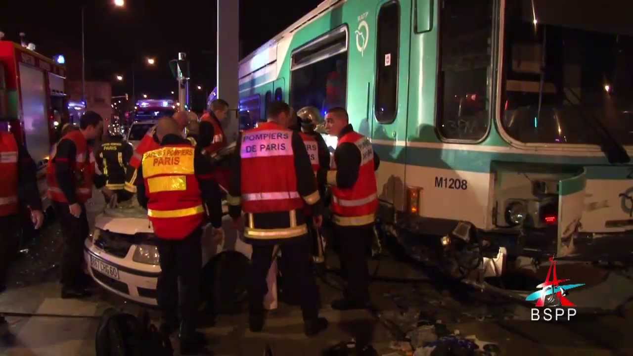 Accident de circulation entre un tramway et un véhicule de tourisme