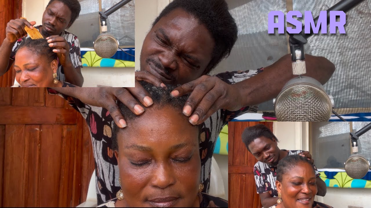 Rude Stylist Gives Fast Aggressive Scalp Scratching,Massage| OUTDOOR ASMR Roleplay (soft whispering)