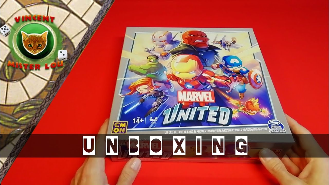 Unboxing Marvel United