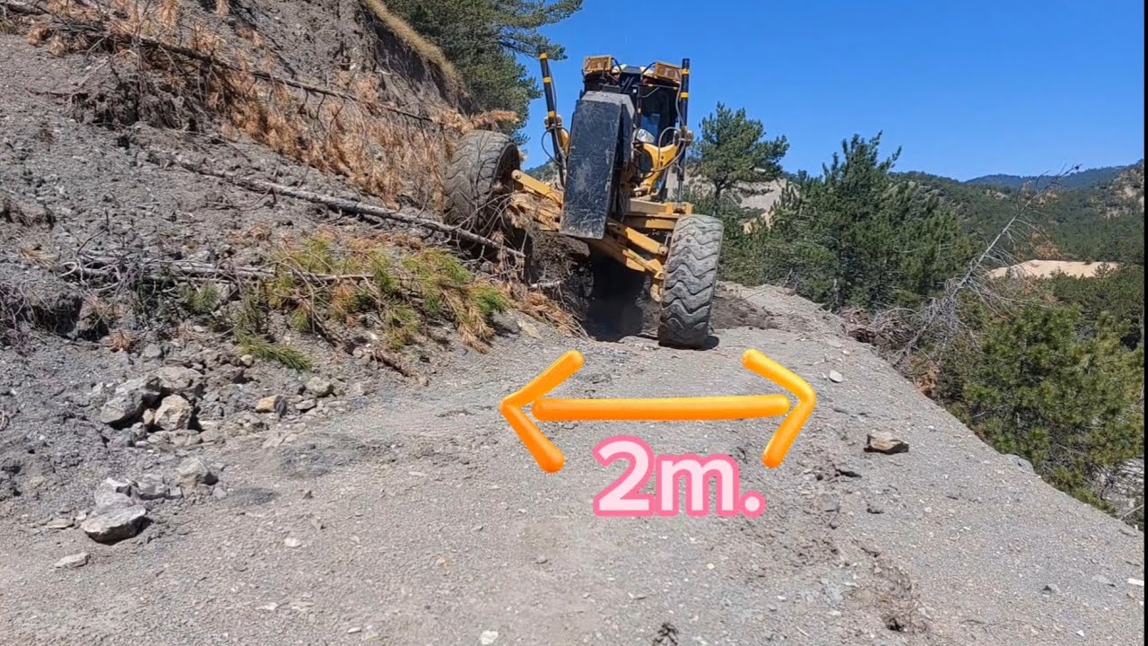 CAT 140M RİSK CANAVARI_Risk moster_Bu yol beni korkuttu_this road scared me_#keşfet #buldozer #cat