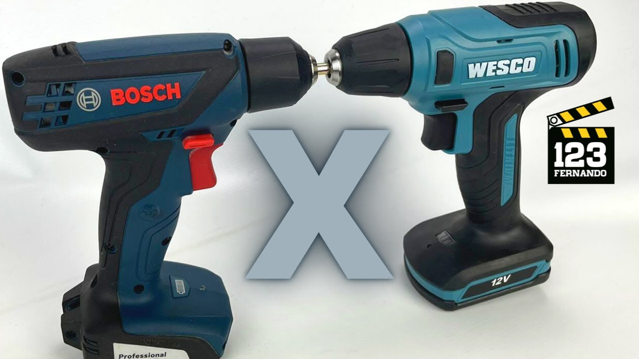 MINI FURADEIRA WESCO WS2550K e MINI FURADEIRA PARAFUSADEIRA BOSCH GSR1000 SMART FURADEIRA 12 Volts
