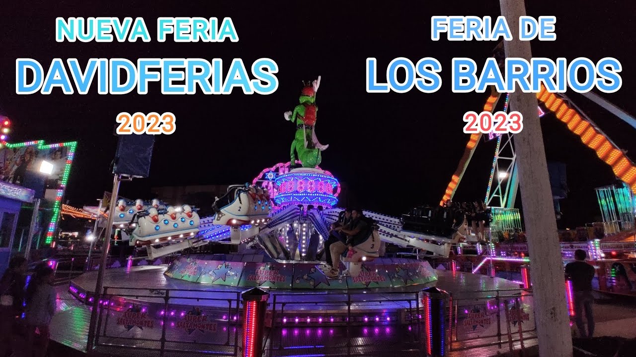 Super Saltamontes - Feria de Los Barrios 2023 |🎡| DavidFerias |🎡|
