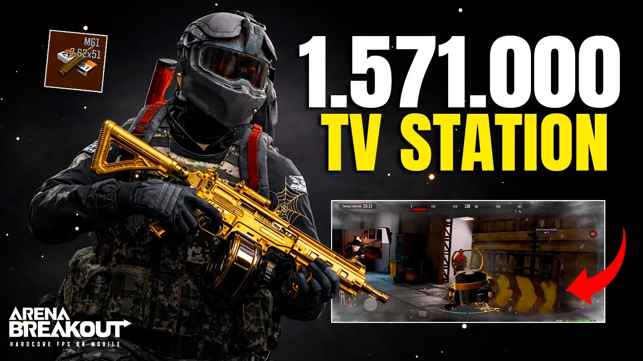 LA FAL DORADA CON M61 ESTA ROTISIMA EN TV | ARENA BREAKOUT - MITEK