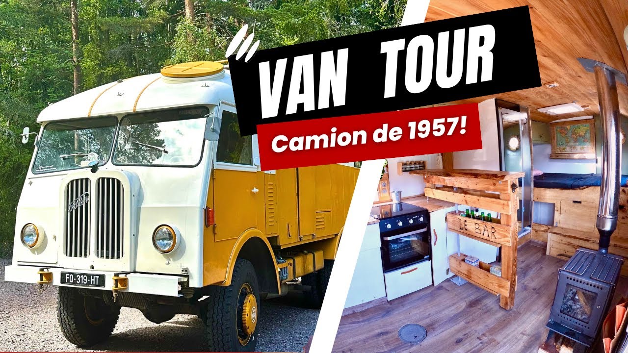 VAN TOUR | Tour complet de notre camion militaire Suisse de 1957 - FBW AX40