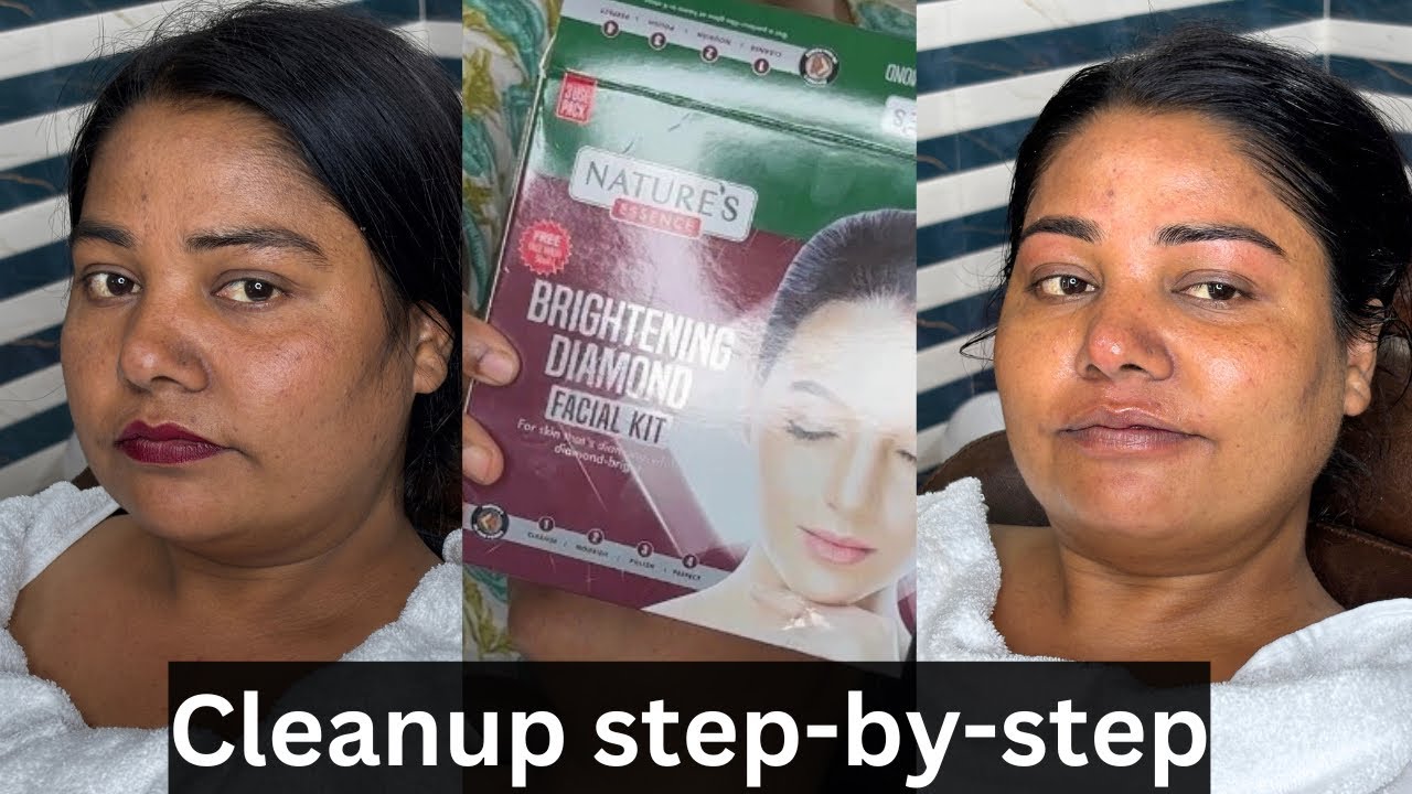 Nature Diamond Kit Cleanup 💎 | Bleach & Threading Full Process | Satisfying Transformation