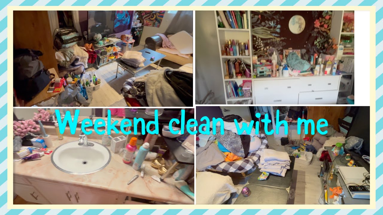 Weekend reset (realistic) clean with me!