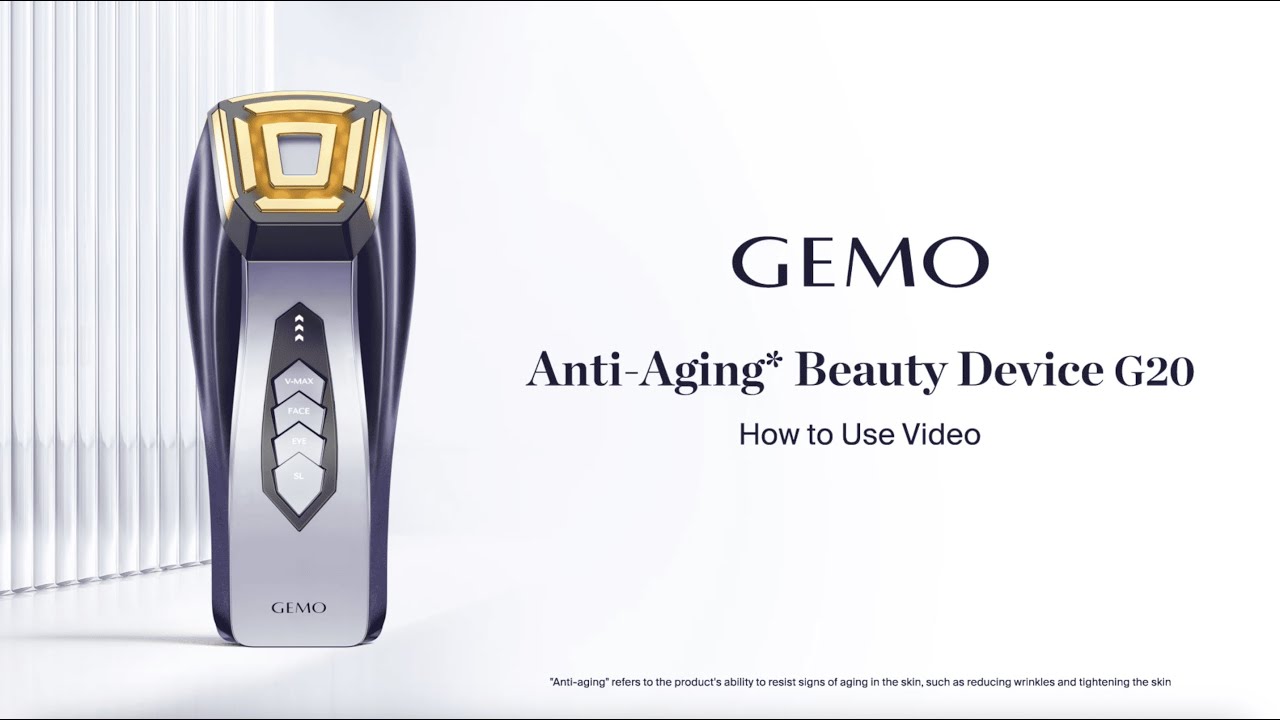 GEMO Swiss Anti Aging Beauty Device G20 How to Use Video
