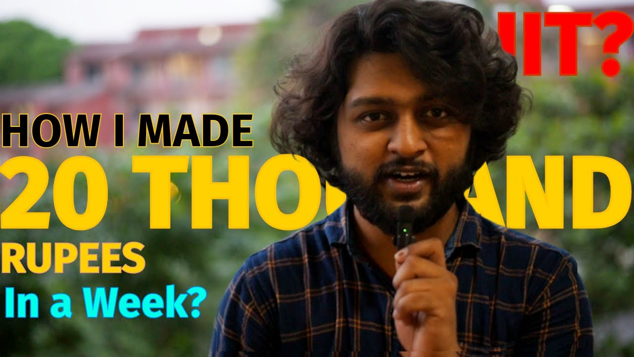 IIT Guwahati || How I made 20 thousand rupees in a week through IIT?$ || jee advanced 2024