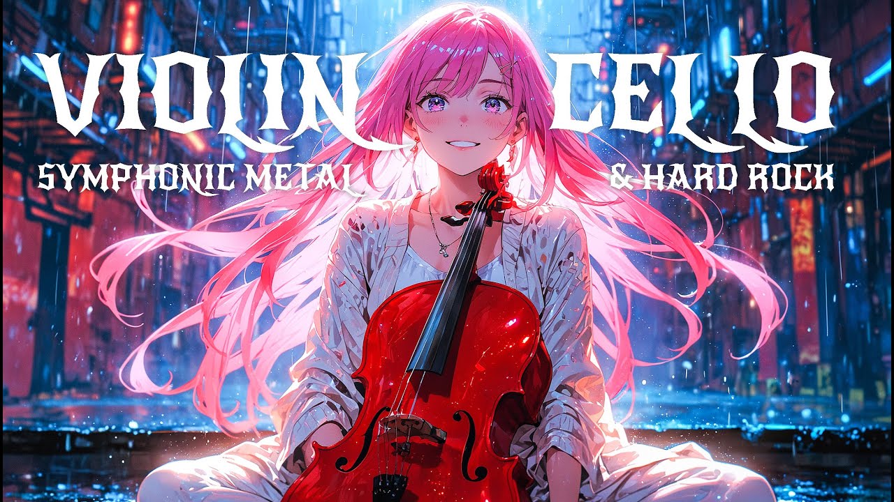 Violin & Cello Metal Rock 🎻2-Hour Epic Symphony Mix 🔥 for Focus, Gaming & Workout