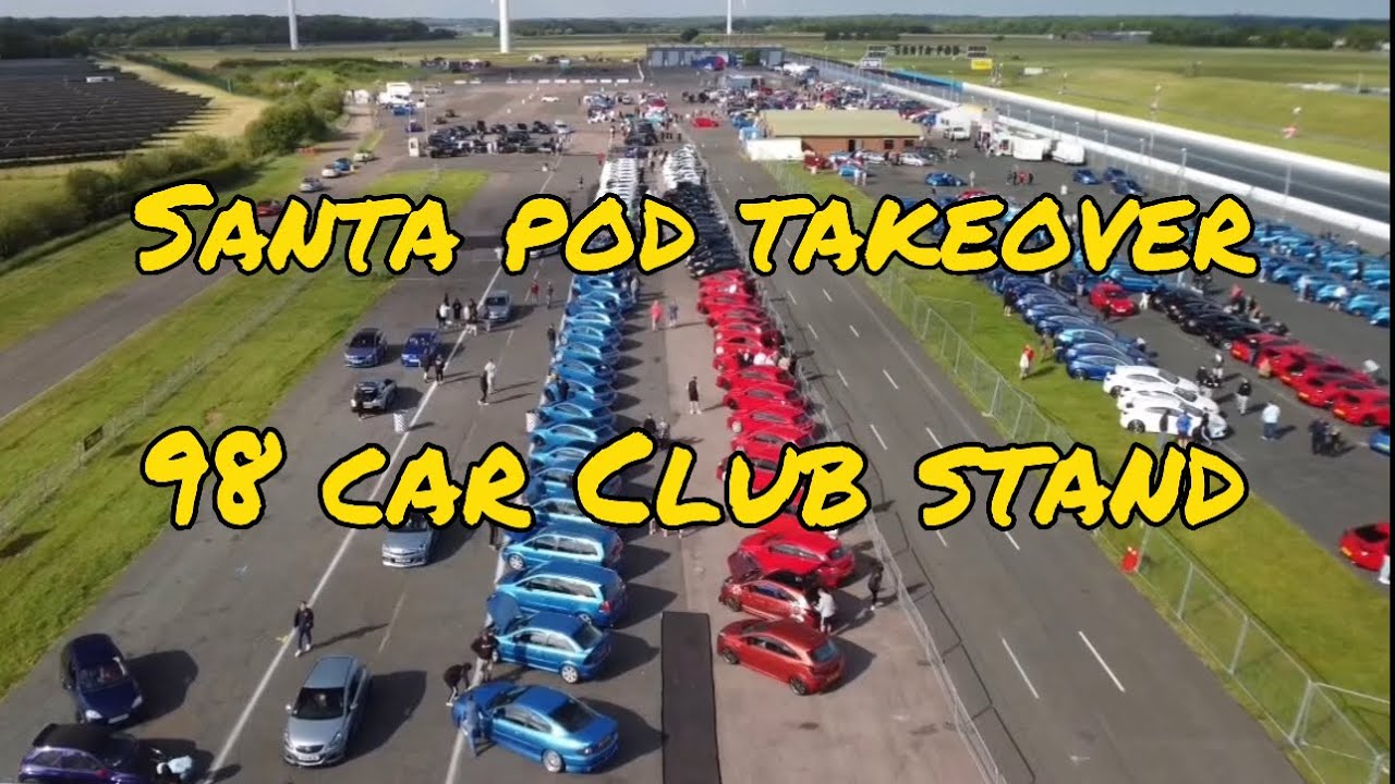 Vxr Owners Club takeover Santa pod with 98 car club Stand￼ and awards￼