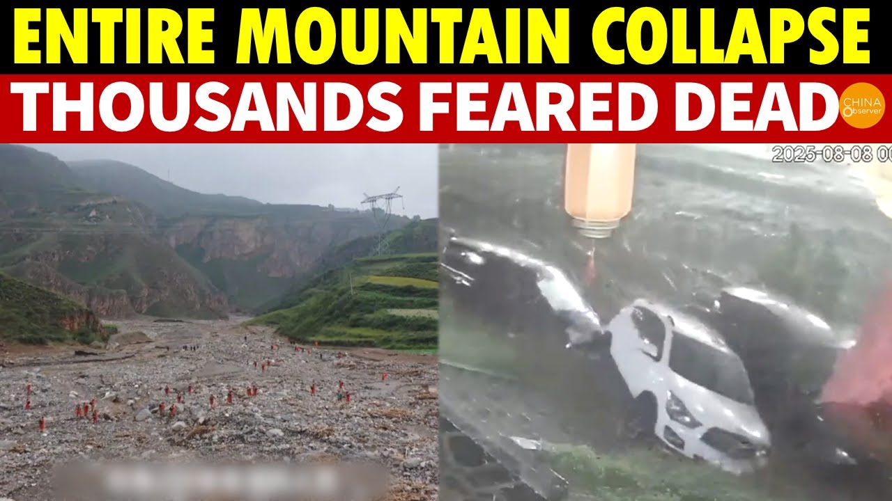 Thousands Feared Dead! China&rsquo;s Flash Floods Cause Mountain Collapse, Flattening Villages