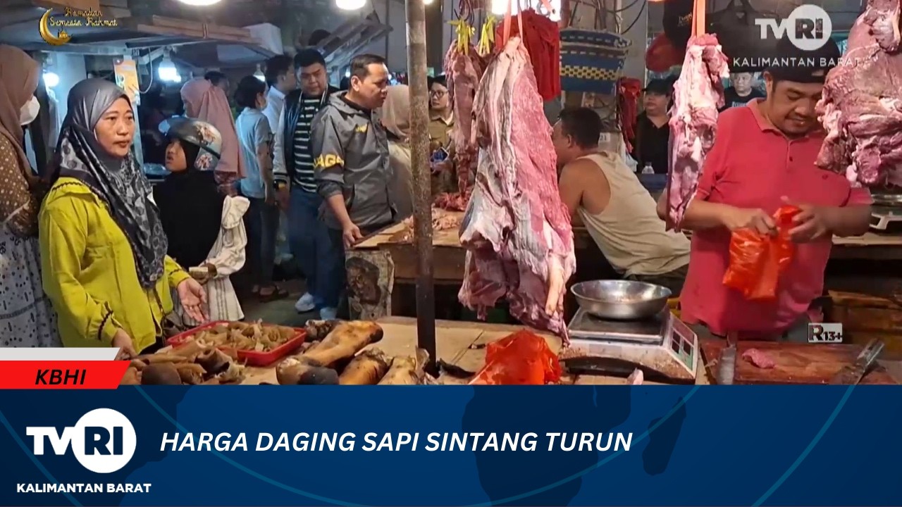 26 FEBRUARI 2026 HARGA DAGING SAPI SINTANG TURUN