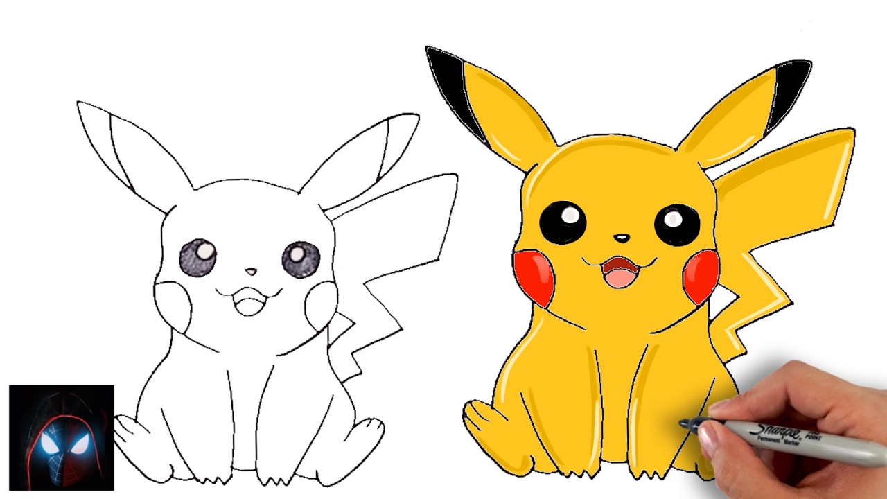 How To Draw Pikachu | Pokemon   Easy