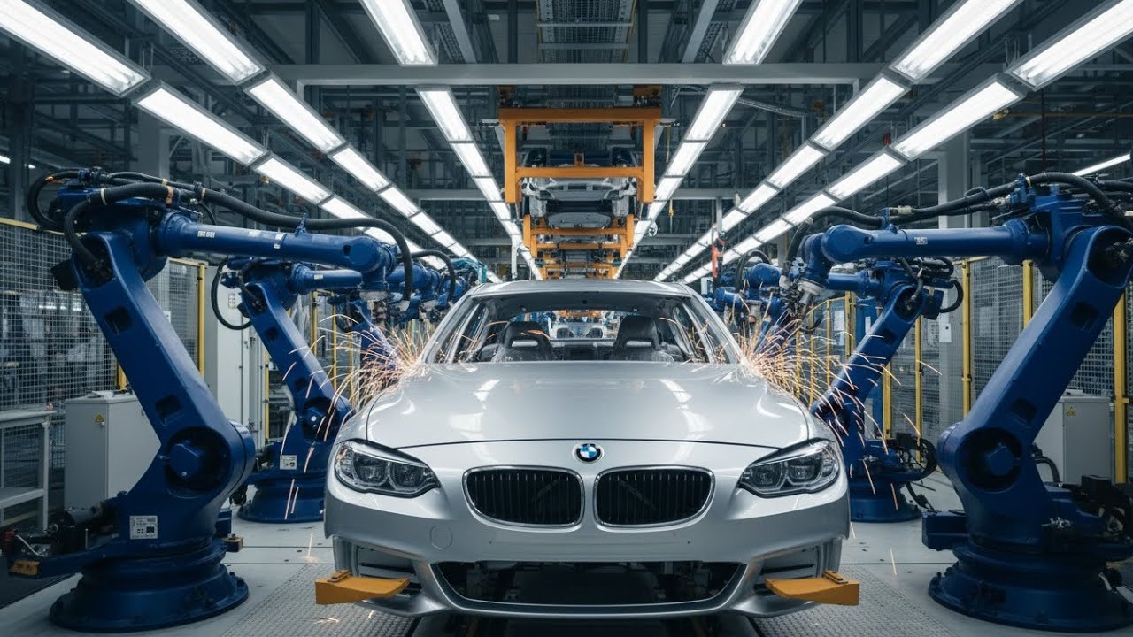 Inside the BMW Factory: Robots Building Cars at Insane Speed