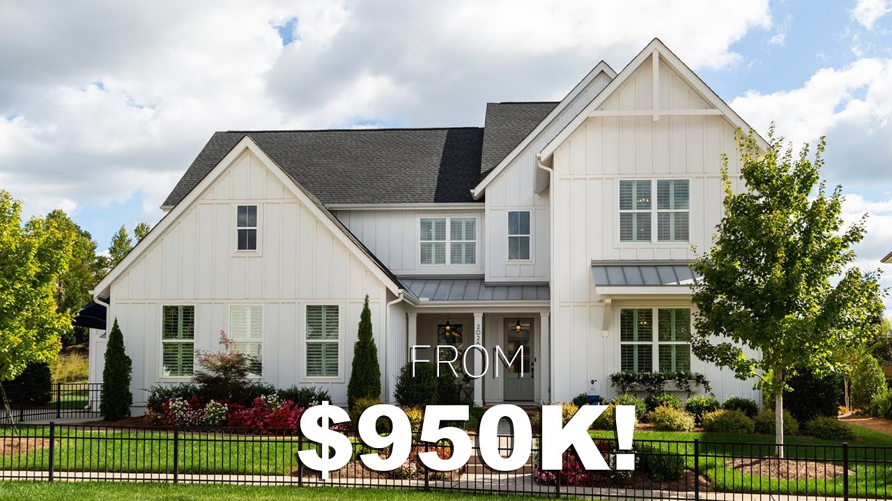 'ULTRA LUXURY' MODERN FARMHOUSE TOUR IN CHARLOTTE NC| 5 BED | 6 BATH | 4600 SqFt | $900s
