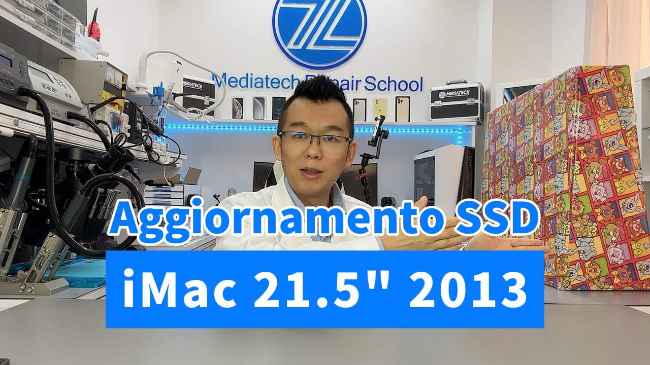 Aggiornamento disco SSD per iMac 21.5