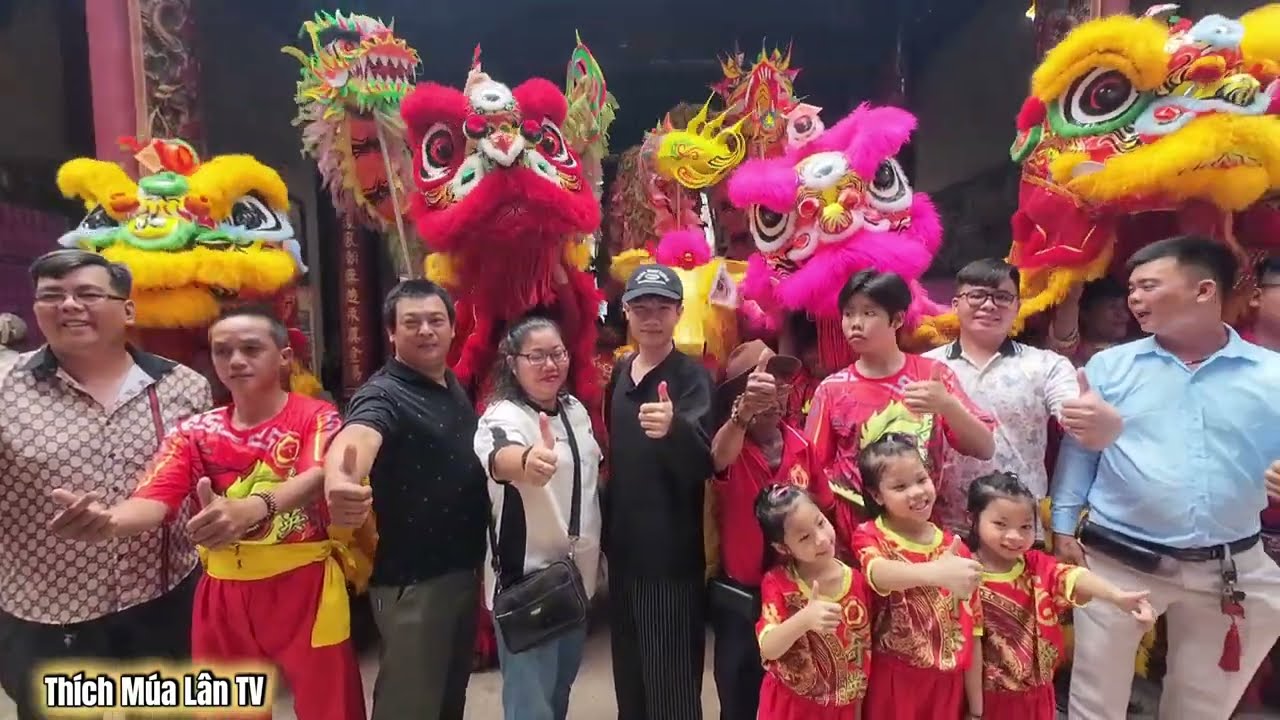 Sáng 28 Tết -Lân Sư Rồng Kỳ Anh Đường / Múa Lân Khai Quang Điểm Nhãn Tết 2026
