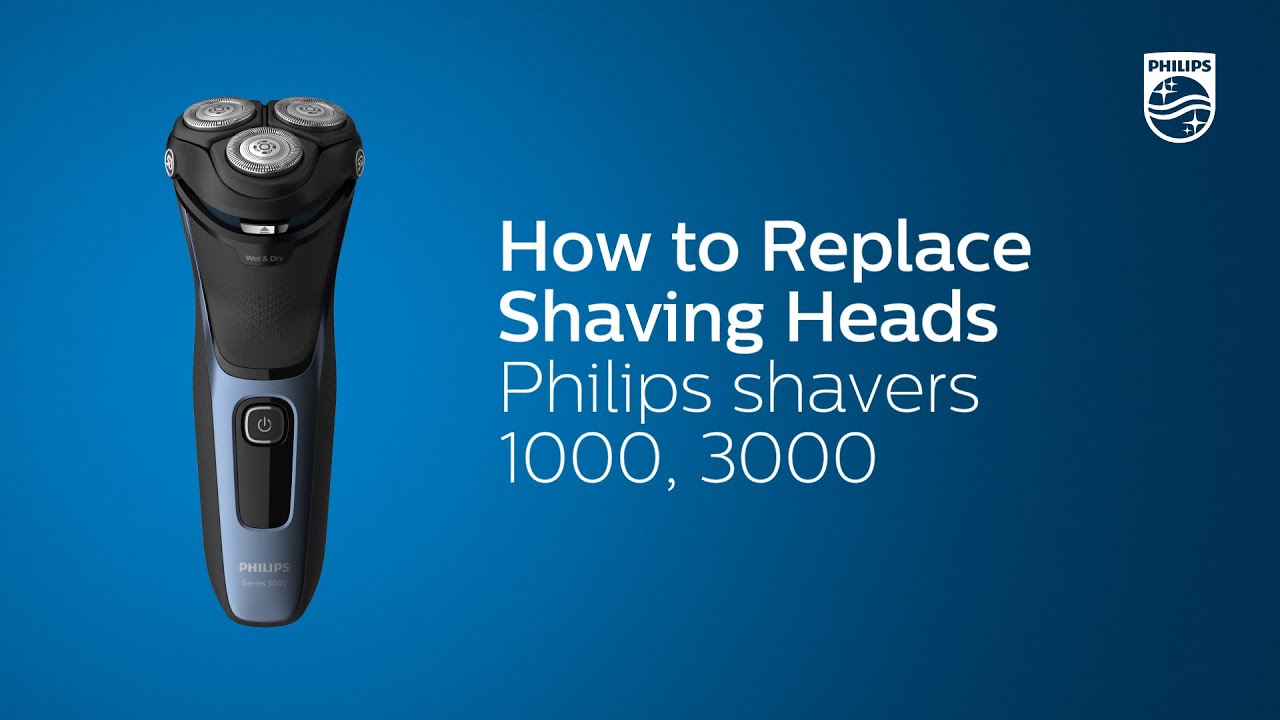 How to replace the shaver heads of Philips Shaver S1000 & S3000
