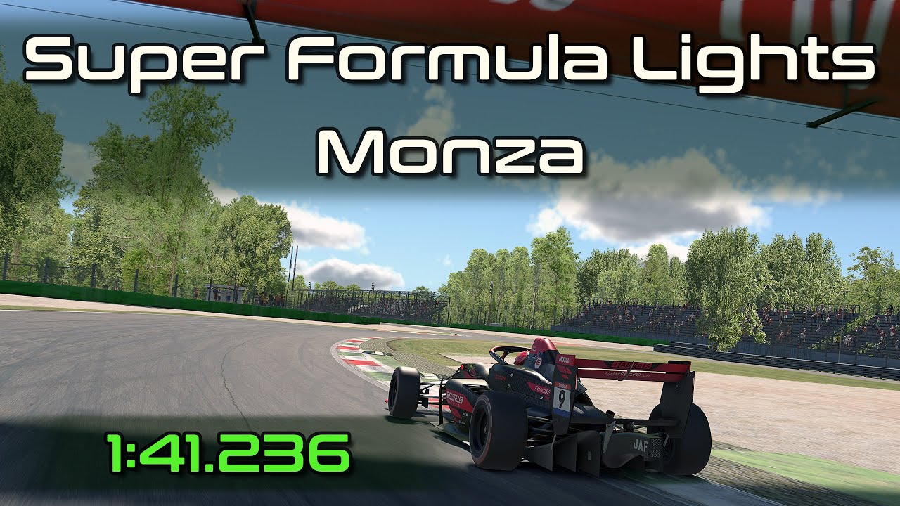 iRacing SFL Super Formula Lights Monza Q Hotlap 1:41.236 - 2025 Season 3