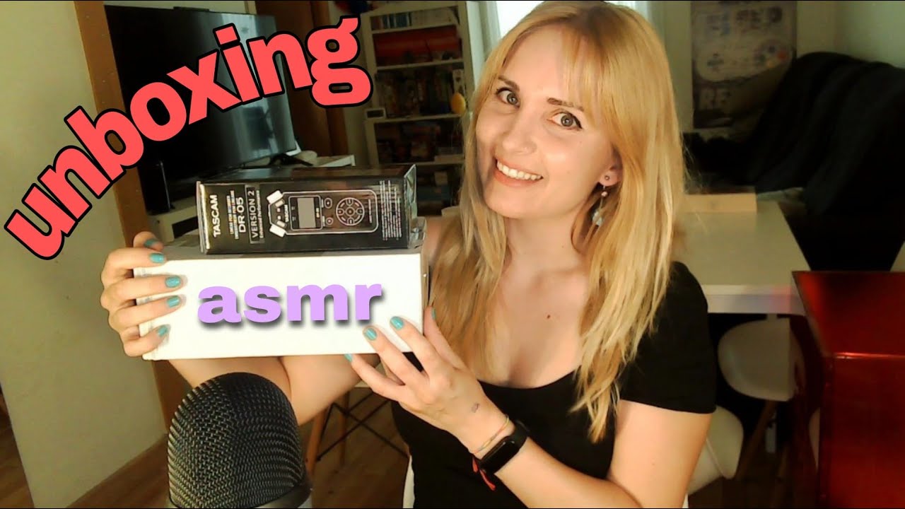 ASMR UNBOXING ALEATORIO |Cosméticos Yesstyle + Micro nuevo Tascam ✨
