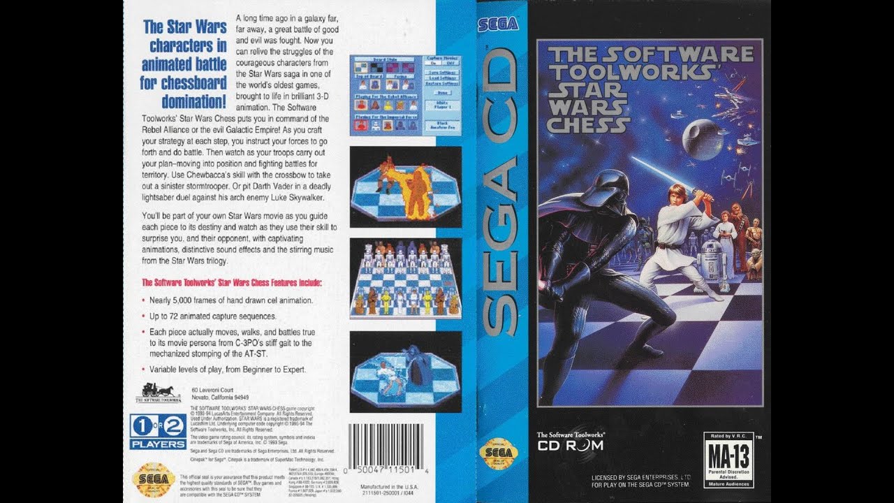 Star Wars Chess (Sega CD) - Game Play