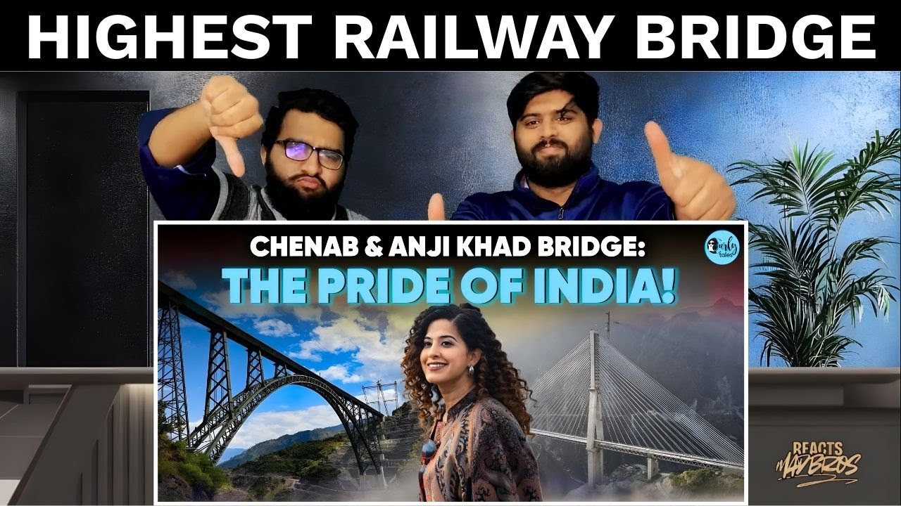 Pakistani Reaction On Chenab Bridge | World’s Highest Railway Bridge| I Love My India😱