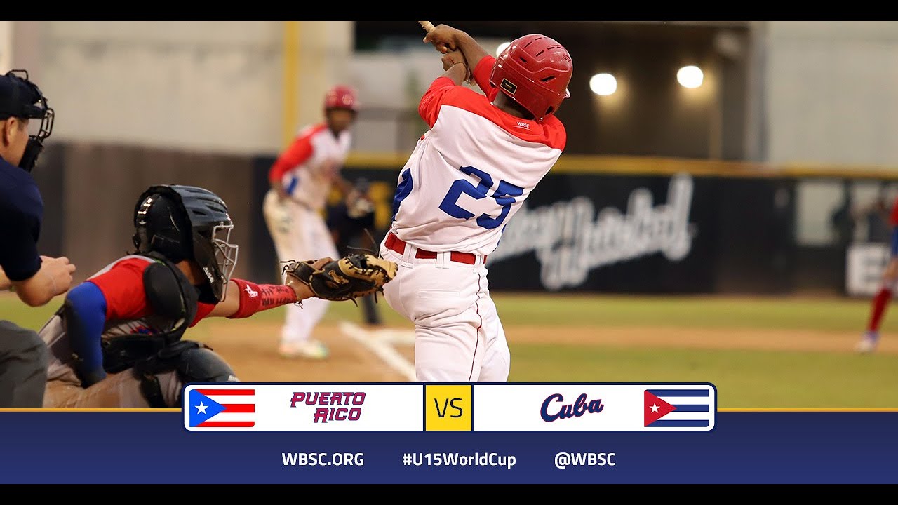 Highlights: 🇵🇷 Puerto Rico vs Cuba 🇨🇺 - V U-15 Baseball World Cup 2022 - Super Round